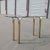 Gold Vintage Brass and Glass Console Table, Mid-Century, Hollywood Regency For Sale - Image 8 of 13