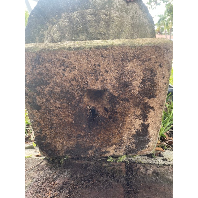 1950s Vintage Concrete Garden Pots - Set of 2 For Sale - Image 10 of 10