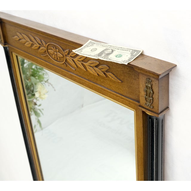 Neo Classical French Rectangle Wall Mirror For Sale - Image 6 of 8