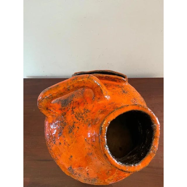 Ceramic Vintage Brutalist Dutch Vase For Sale - Image 7 of 17