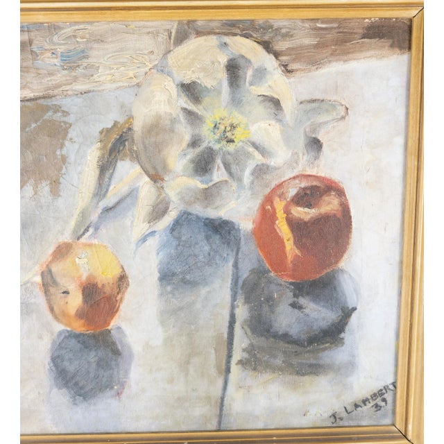 Mid-Century Abstract Still Life Painting, Signed For Sale In New York - Image 6 of 12