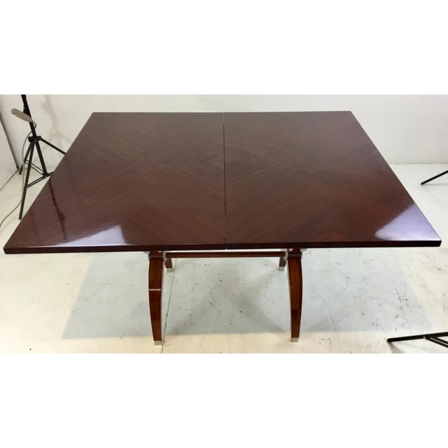 2010s Modern Mahogany Console Table For Sale - Image 5 of 7