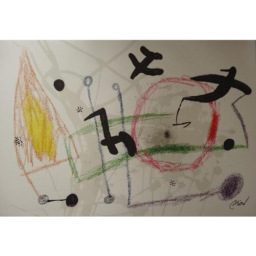 Joan Miro, Maravillas Con Variations Acrosticas 5, Original Lithograph For Sale - Image 4 of 4