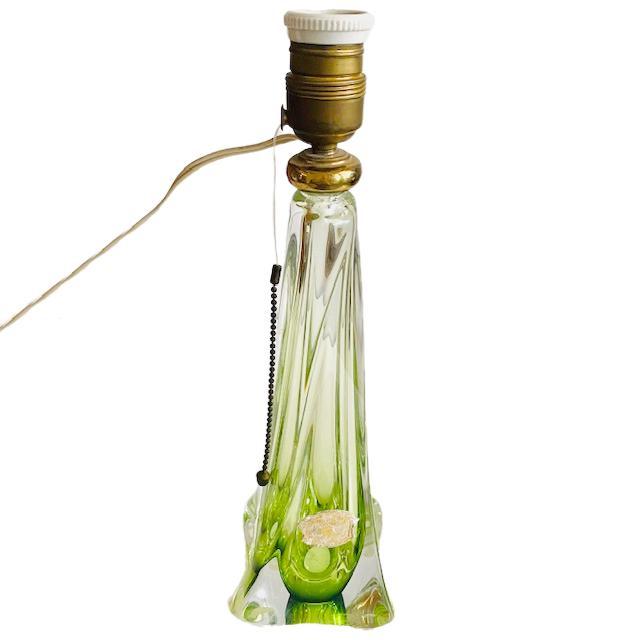 Mid-Century Table Lamp in Crystal from Val Saint Lambert, 1950s For Sale - Image 6 of 18