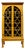 Regency Ochre Astral Glazed Display Cabinet, 1820 For Sale