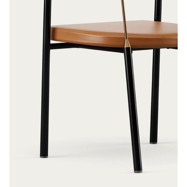 Not Yet Made - Made To Order Chairman Chair in Oak with Upholstery in Cognac by Henrik Tengler for One Collection For Sale - Image 5 of 17