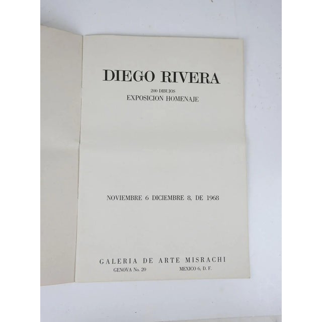 1968 Diego Rivera Exhibition Catalog Chairish