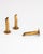 An elegant set of three brass vases, most likely produced by the iconic Swedish maker Ystad-Metall, 1950s–60s. Each piece...