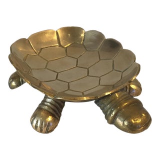 Brass Turtle Soap Dish For Sale