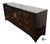 Hickory White Vintage Hickory White Chinoiserie Style Burl Wood & Lacquer Dresser & Mirror For Sale - Image 4 of 12