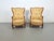 Rococo Style Wingback Armchairs, 1920s, Set of 2 For Sale - Image 4 of 17