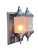 Art Deco 1910s Pair Exterior Lights With Glass Cylinder Shades #2551 For Sale - Image 3 of 5