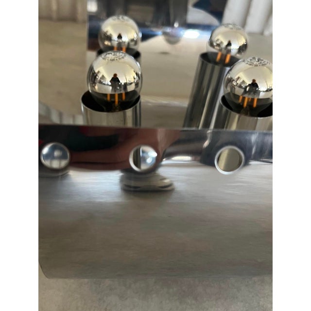 1970s Chrome Table Lamps from Goffredo Reggiani, Set of 2 For Sale - Image 5 of 14