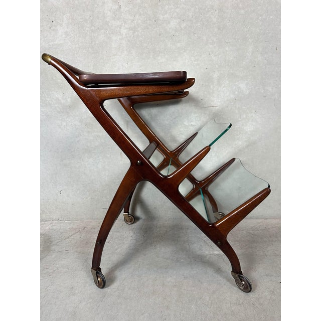 Brown Vintage Trolley by Ico Parisi, 1952 For Sale - Image 8 of 18