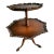 Vintage 2-Tier Walnut Side Table For Sale