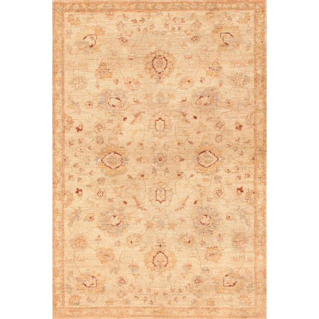 Traditional Peshawar Rug 5' X 6'4'' For Sale - Image 3 of 3