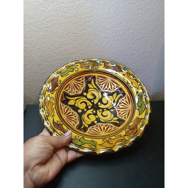 1980s 1980s Gorgeous Signed Redware Safi Clay Bowl From Morocco For Sale - Image 5 of 6