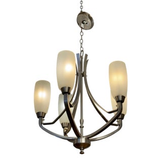 Progress Lighting Wisten Five Light Chandelier For Sale