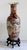 Monumental 50.5" Chinese Export Royal Satsuma-Style Palace Floor Vase With Wooden Stand For Sale - Image 13 of 18