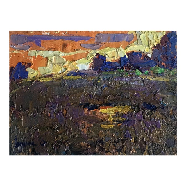 Oil Painting Evening Glow Kalenyuk Alex For Sale