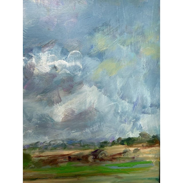 Framed French Provincial Lavender Landscape For Sale - Image 11 of 18