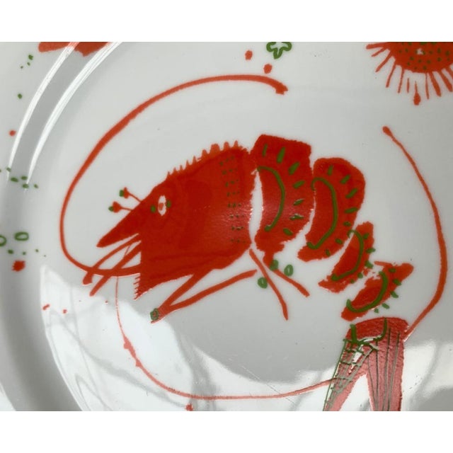 Postmodern Vintage Postmodern Porcelain Plate with Subvention Decor by René Fehr for Lengsfeld Porzellan, 1990s For Sale - Image 3 of 14
