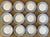 Mid 20th Century English Porcelain Blue and White Basketweave Plates for Salad, Cake or Hors d'Oeuvres - Set of 12 For Sale In New York - Image 6 of 16