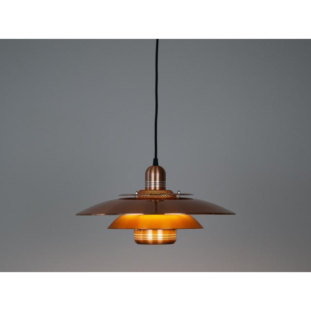 Vintage Danish Pendant Lamp by Kurt Wiborg for Jeka, 1980s For Sale - Image 5 of 13