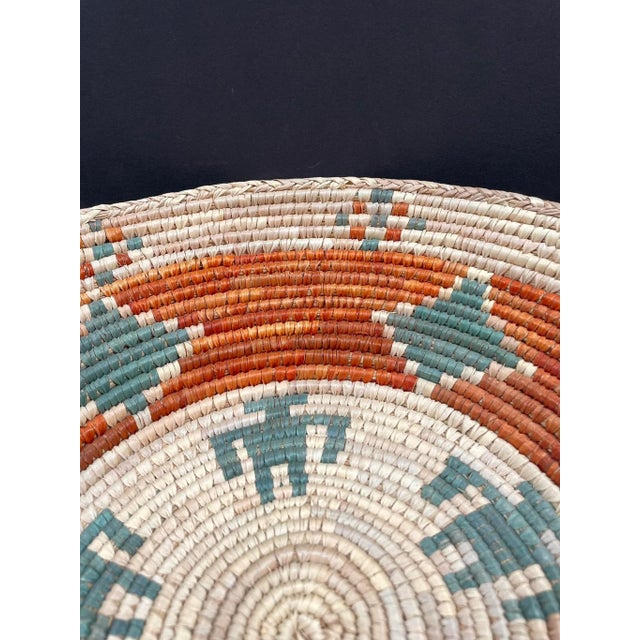 Late 20th Century African Hand Woven Basket Bowls - Set of 2 For Sale - Image 5 of 13