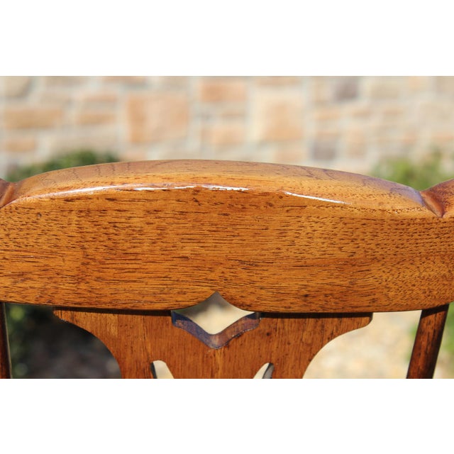 Thomasville Fisher Park Pecan Windsor Armchairs—A Pair For Sale - Image 10 of 18