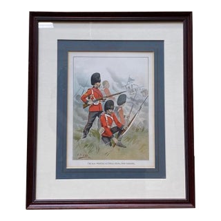 The 87th Princess Victoria’s (Royal Irish Fusiliers) Color Lithograph c.1890 For Sale
