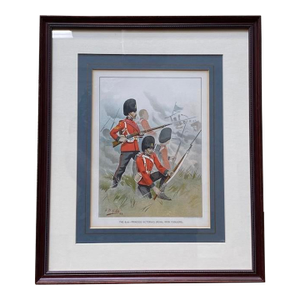 The 87th Princess Victoria’s (Royal Irish Fusiliers) Color Lithograph c.1890