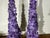 One of a Kind Pair of Original Amethyst Crystal Table Lamps by - Joseph Malekan For Sale - Image 16 of 18