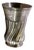Silver Cup with Spiral Grooved Grooves For Sale