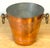 Modern Vintage French Copper & Brass Champagne Bucket Stamped “Made in France”, 1950s For Sale - Image 3 of 12