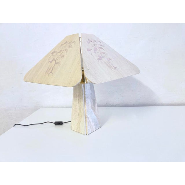 Large Table Lamp with Marble Base by Ruf Design, 1970s For Sale - Image 18 of 18