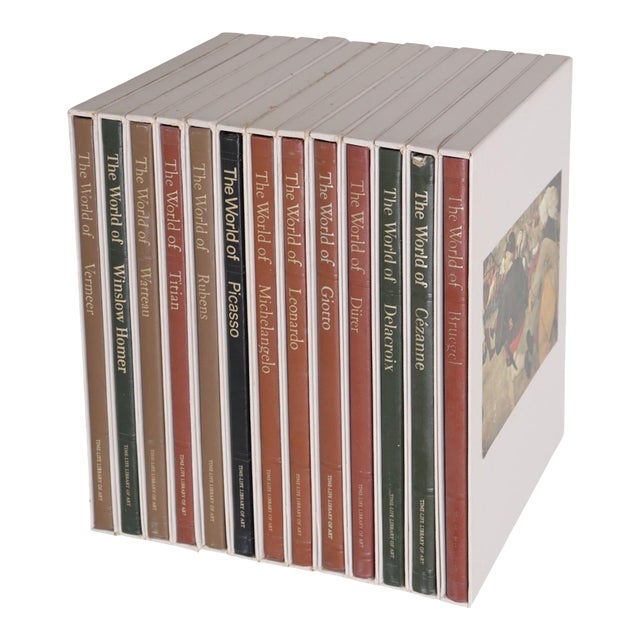 Hardcover Boxed Art Books, Set of 13 For Sale