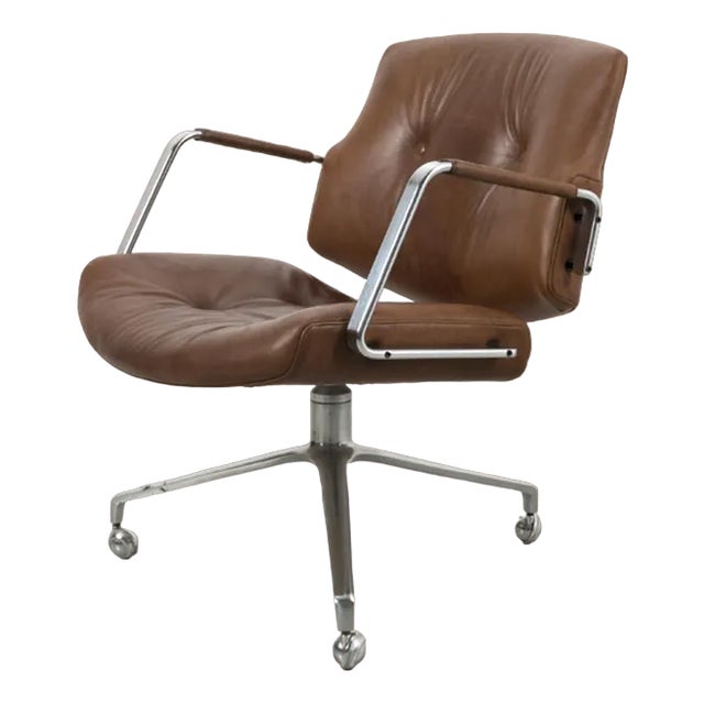 Model FK84 Desk Chair by Jørgen Kastholm & Preben Fabricius For Sale