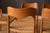 1960s Set of Six Danish Modern Teak and Paper Cord Niels O. Moller Dining Chairs 71 For Sale - Image 5 of 18