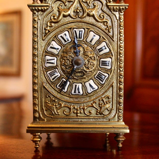Metal Fine English Brass Carriage Clock, 19th Century For Sale - Image 7 of 13