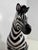 Black Seated Glazed Ceramic Zebra Sculpture, Bassano, 2000s For Sale - Image 8 of 11