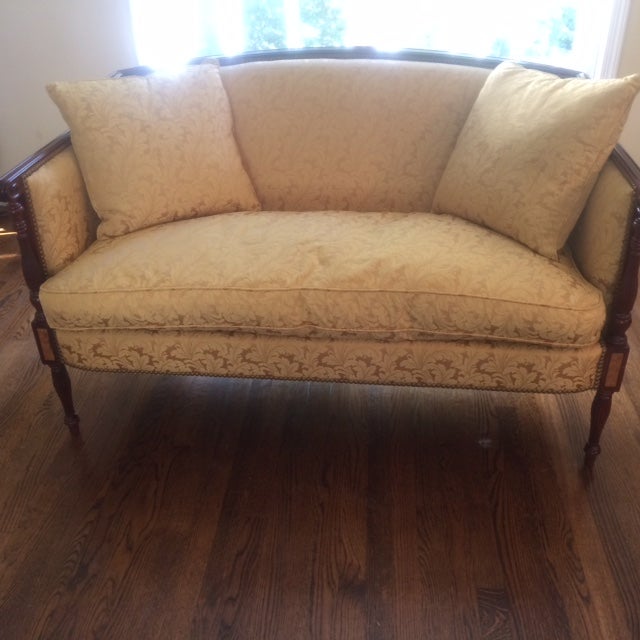Hickory Chair Loveseat & Fabric Chairish