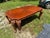Chestnut Vintage French Provincial Louis XV Solid Cherry Parquetry Extension Dining Table For Sale - Image 8 of 12