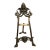 Vintage Brass Easel Ornate Tripod Art Stand With Winged Minerva & Poseidon For Sale