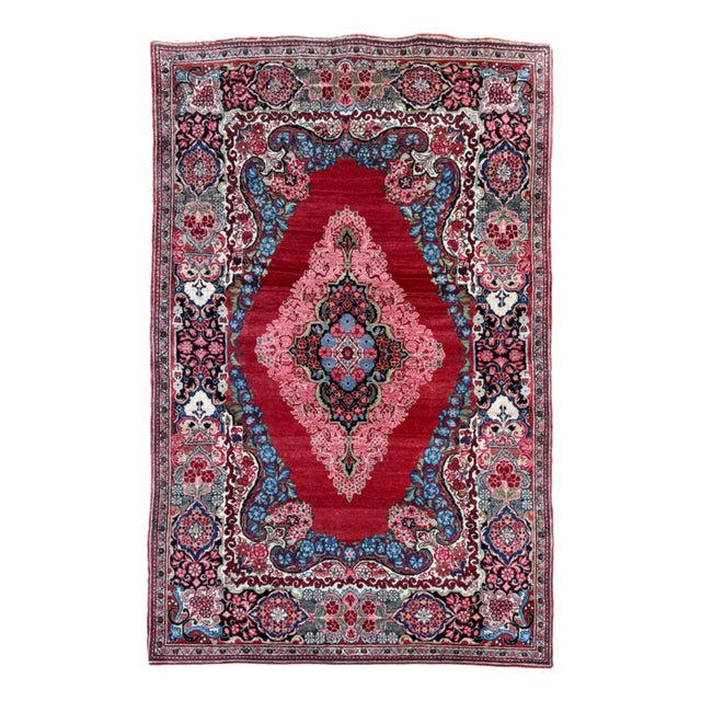 Antique Sarouk Rug in Wool, 1930s For Sale