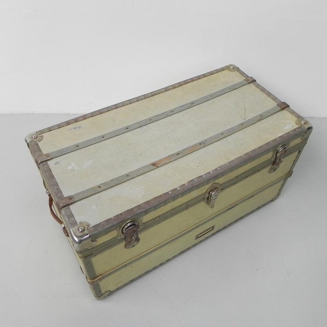 Vintage Aluminum Clad Chest, 1950s For Sale - Image 17 of 18