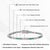 2.68 Ct Natural Emerald & Diamond Linear Stackable Tennis Bracelet - Anniversary Gift for Women For Sale - Image 10 of 12