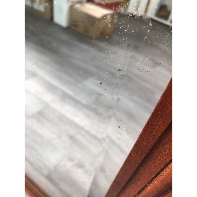 Vintage French Mirror in Carved Oak Frame, 1930s For Sale - Image 6 of 18