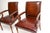 Vintage Georgian Style Leather Armchairs, 1950, Set of 2 For Sale - Image 4 of 8