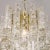 Glass and Brass Chandelier from Doria, 1960 For Sale - Image 6 of 18